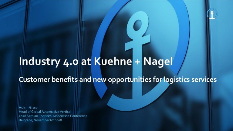 industry 4 0 at kuehne nagel