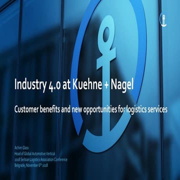 Industry 4.0 at Kuehne + Nagel