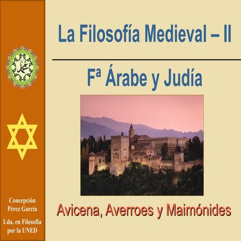 La Filosofía Medieval árabe y Judía