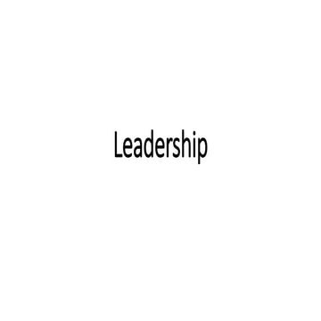 leadership qualities | PPTX