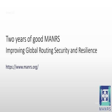 ION Durban - MANRS Introduction