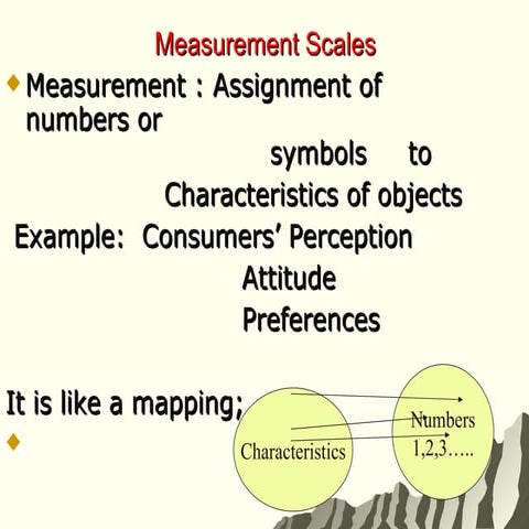 6  measurement & scaling