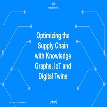 Government GraphSummit: Optimizing the Supply Chain