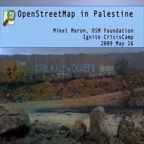 OpenStreetMap in Palestine - Mikel Maron