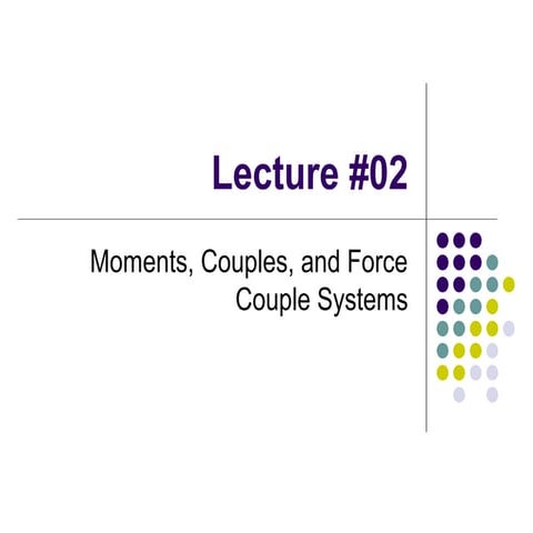 moments couples and force couple systems by ahmad khan