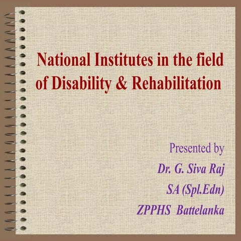 6-NATIONAL INSTITUTES & Role and objectives RCI.ppt