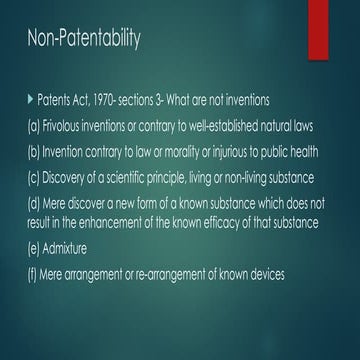 6- Non-patentability criteria on intellectual property rights.pptx
