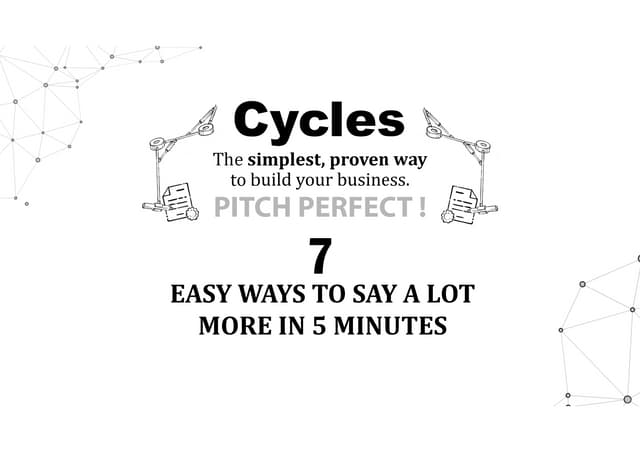 6  Cycles Remote Innovation - Pitch-Perfect