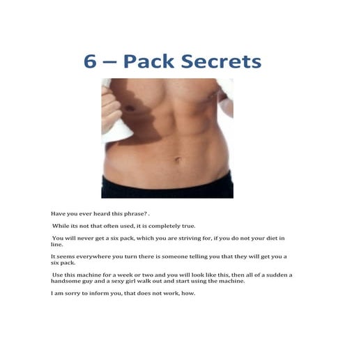 7 shortcuts to_six_pack_abs | PDF