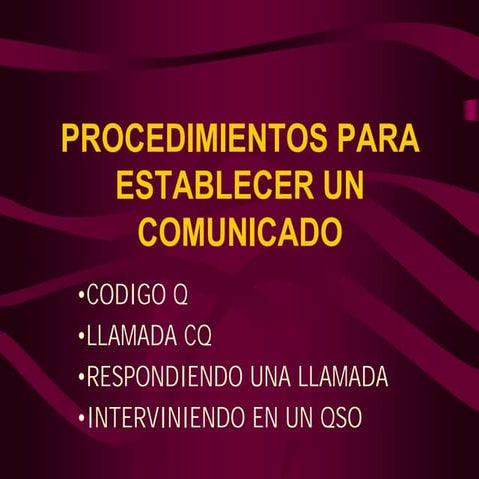 Procedimientos- QSO