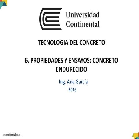 6- Propiedades del Concreto Endurecido.pptx