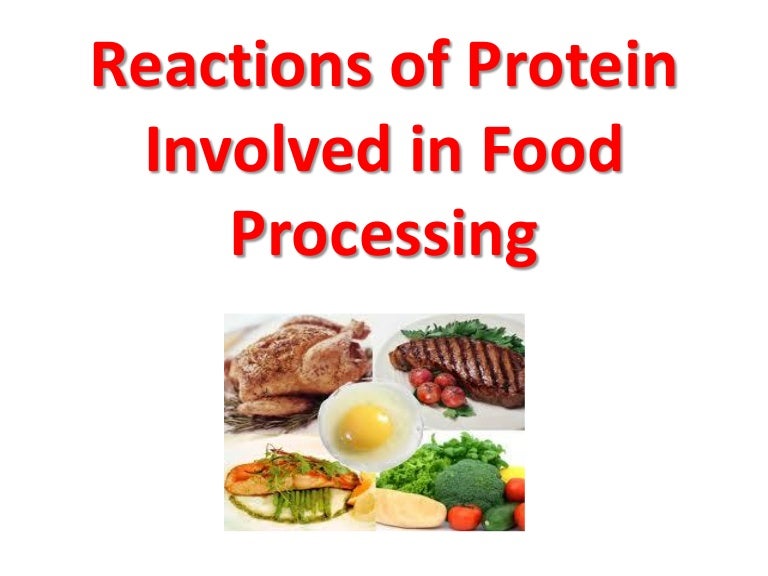 Reactions of proteins