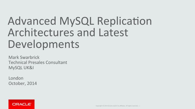 MySQL Replication