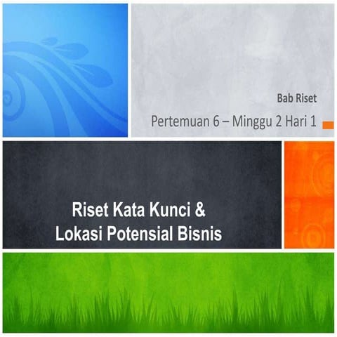 6 Riset kata kunci & lokasi potensial bisnis