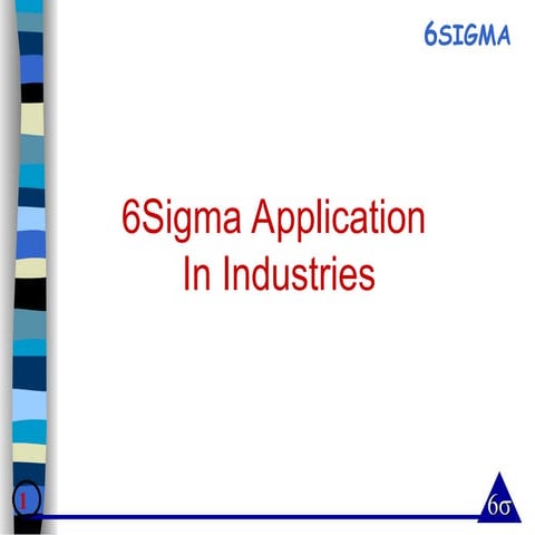 6-Sigma and DMAIC and DMEDI Breakthrough Strategy