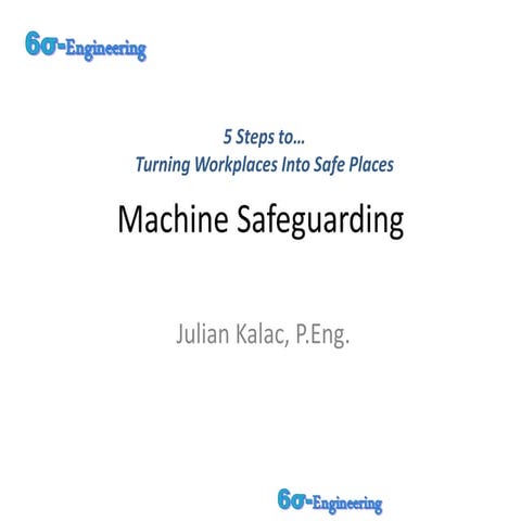 Machine Guarding Ppt | PPT