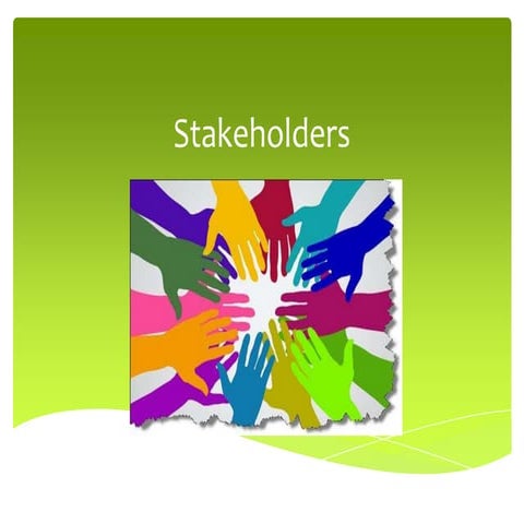 6. stakeholders