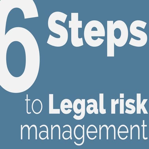 6 Steps to Legal Risk Management
