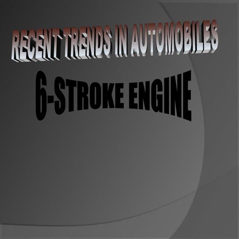 6 stroke engine