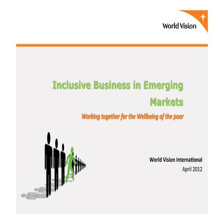 Working Together for the Wellbeing of the Poor