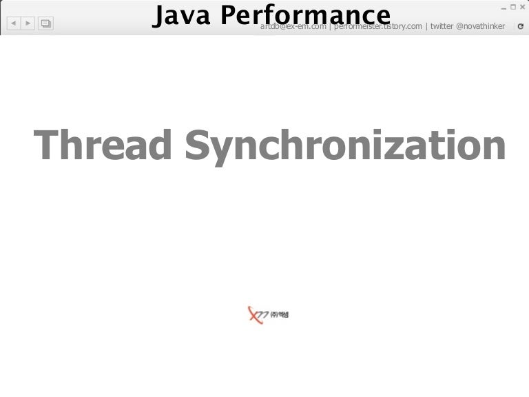 6장 Thread Synchronization