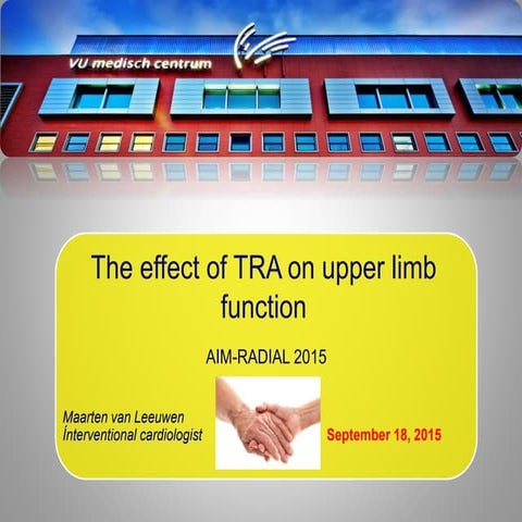 Van Leeuwen M - AIMRADIAL 2015 - Upper limb function
