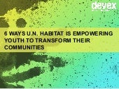 6 ways UN-Habitat is empowering young people