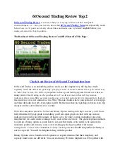How to win 60 seconds binary options
