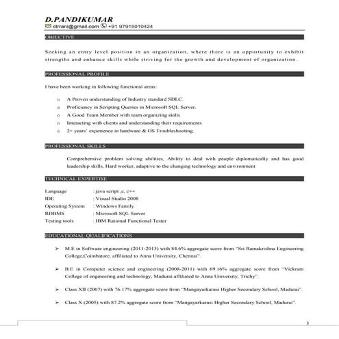 company RESUME (1)