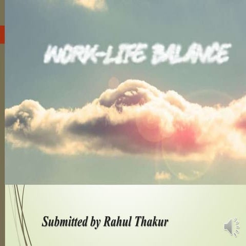 Work Life Balance | PPT