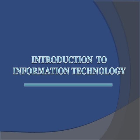 INTRO TO COMPUTER | PPT
