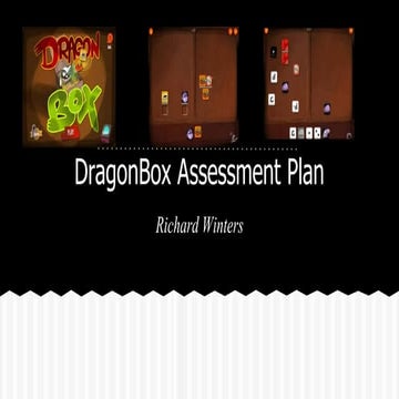 DragonBox Assessment Plan