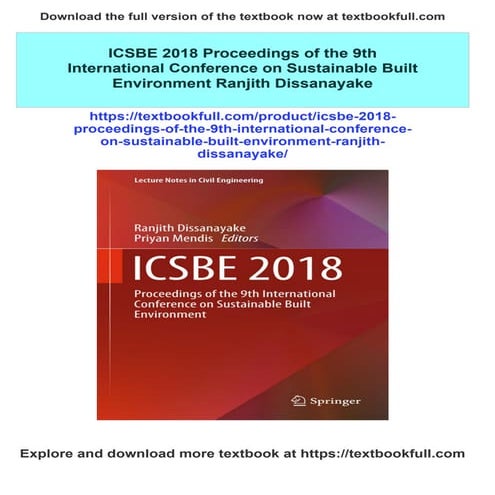 Download ebooks file ICSBE 2018 Proceedings of the 9th International ...
