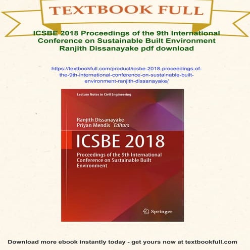 ICSBE 2018 Proceedings of the 9th International Conference on ...
