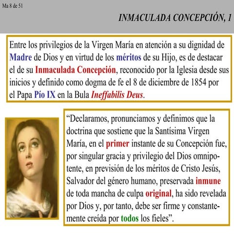 LA INMACULADA CONCEPCIÓN