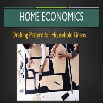 Sewing Household Linens | PPTX