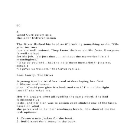 605Good Curriculum as a  Basis for Differentiation.docx