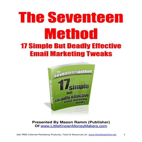 seventeenmethod