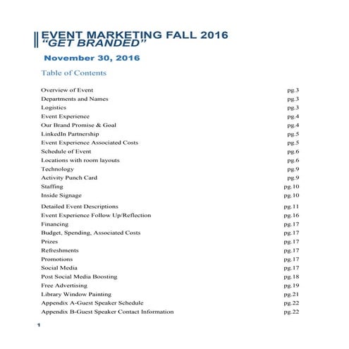 Get Branded-Finalized Plan 2016