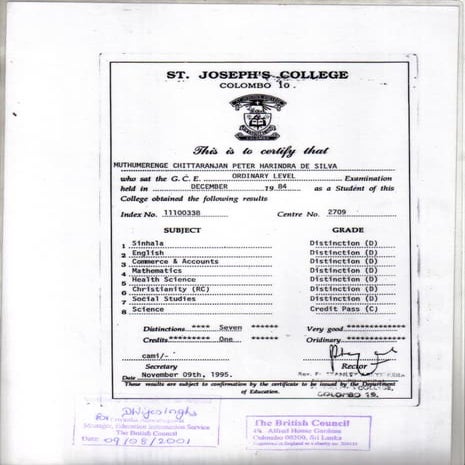O-Level certificate | PDF