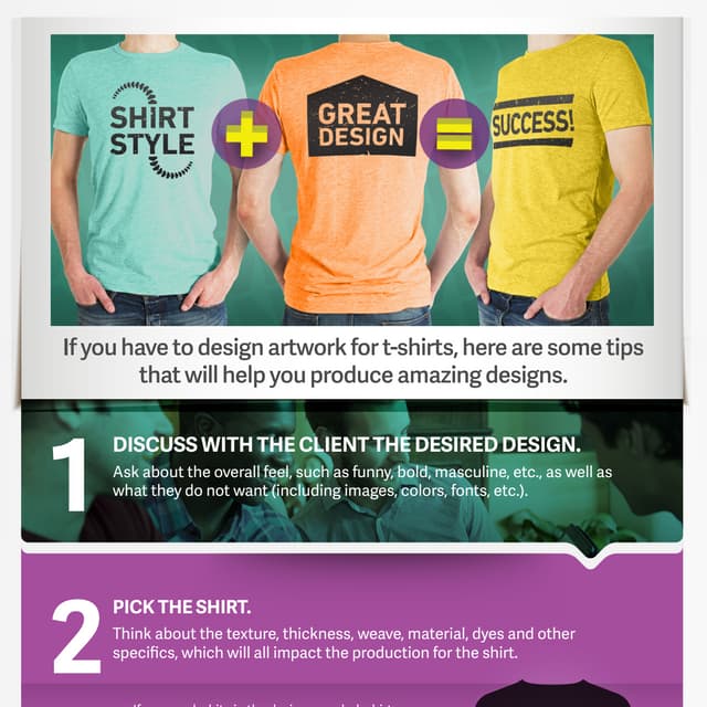 Shirt Style + Design Infographic