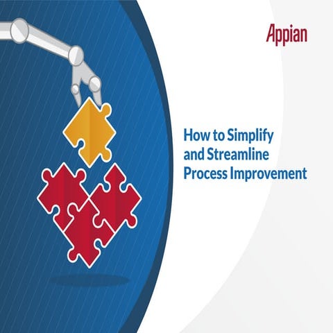 How to Simplify and Streamline Process Improvement with BPM