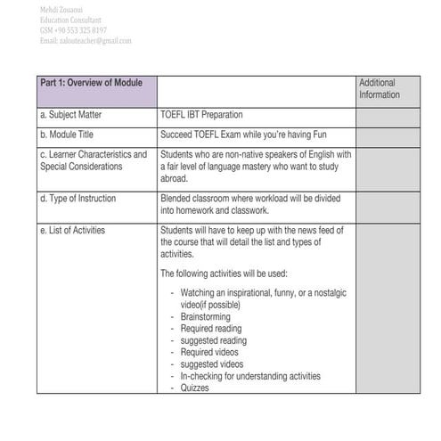 Sample MOOC Module_TOEFL IBT