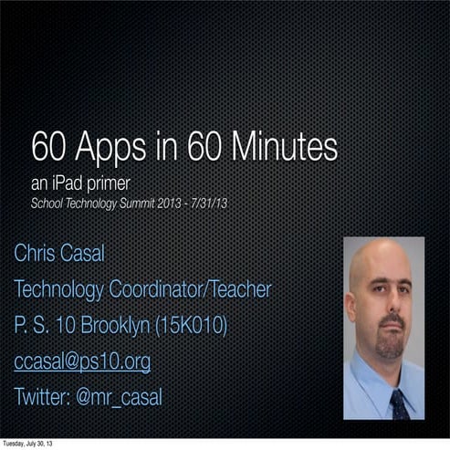 60 Apps in 60 Minutes - #NYCSTS13