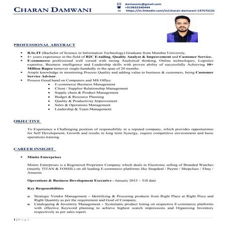 CharanDamwani.Resume