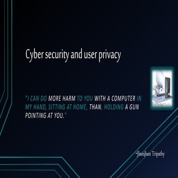 Advanced Persistent Threats (APTs) - Information Security Management | PPTX