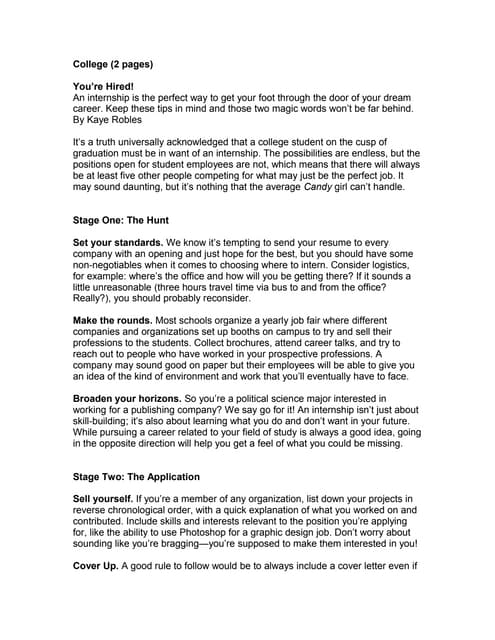 MAY05 Internship
