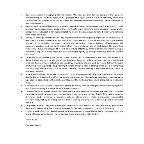 RESUME 2015 - CURRENT WITH COVER LETTER