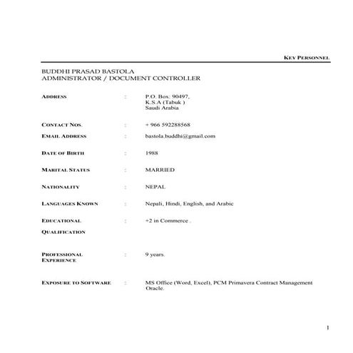 Buddhi Prasad Bastola 