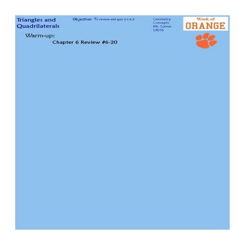 6 1 To 6 3 Quiz Day Concepts Pdf